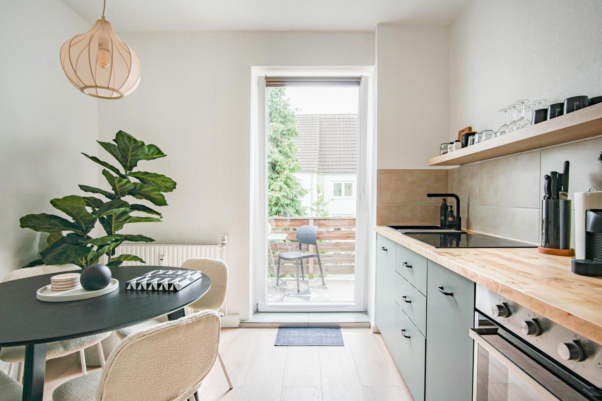 Homefy Balcony Apartment - Up To 4 People - Close To Fair - Free Parking Essen Exterior foto